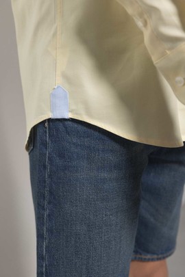  Camisa Klout Panama Amarillo Para Hombre