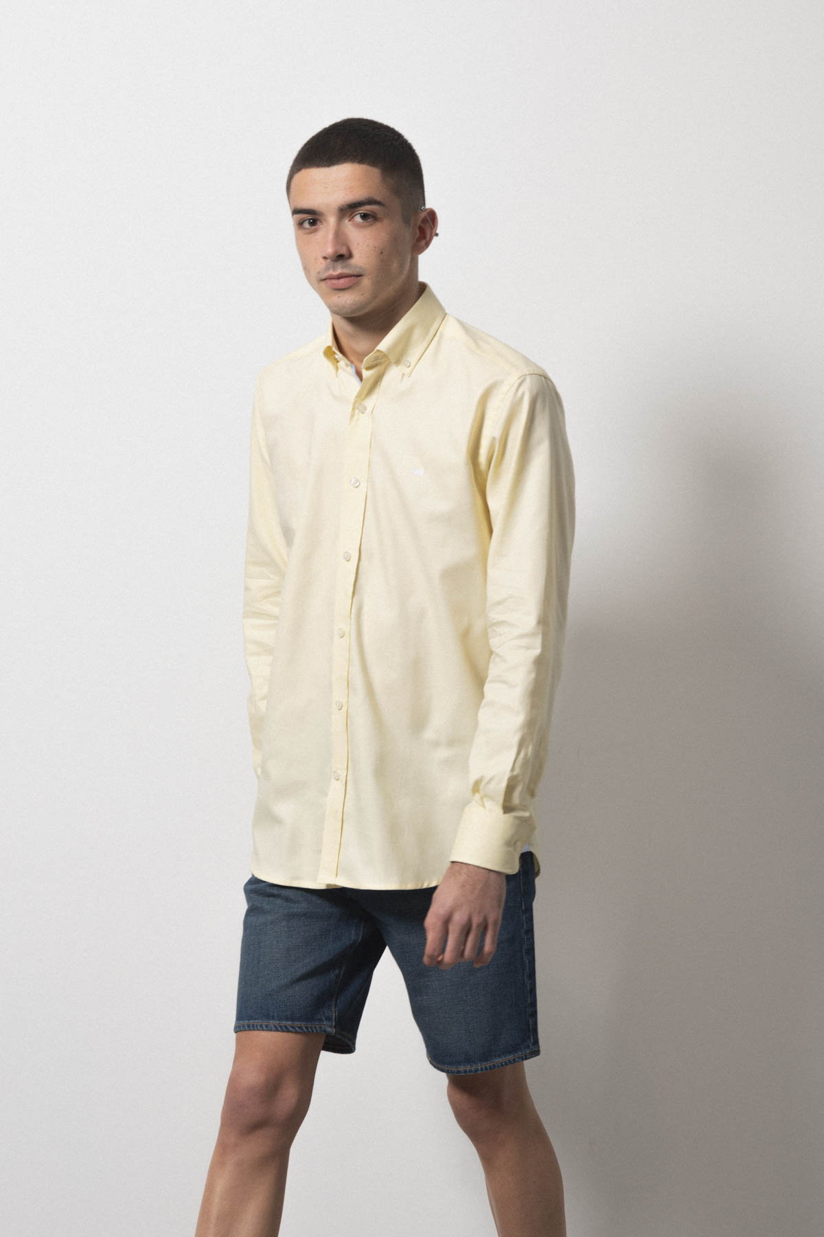 Camisa Klout Panama Amarillo Para Hombre