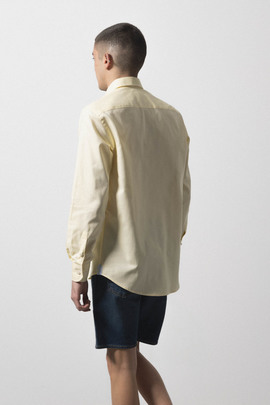  Camisa Klout Panama Amarillo Para Hombre