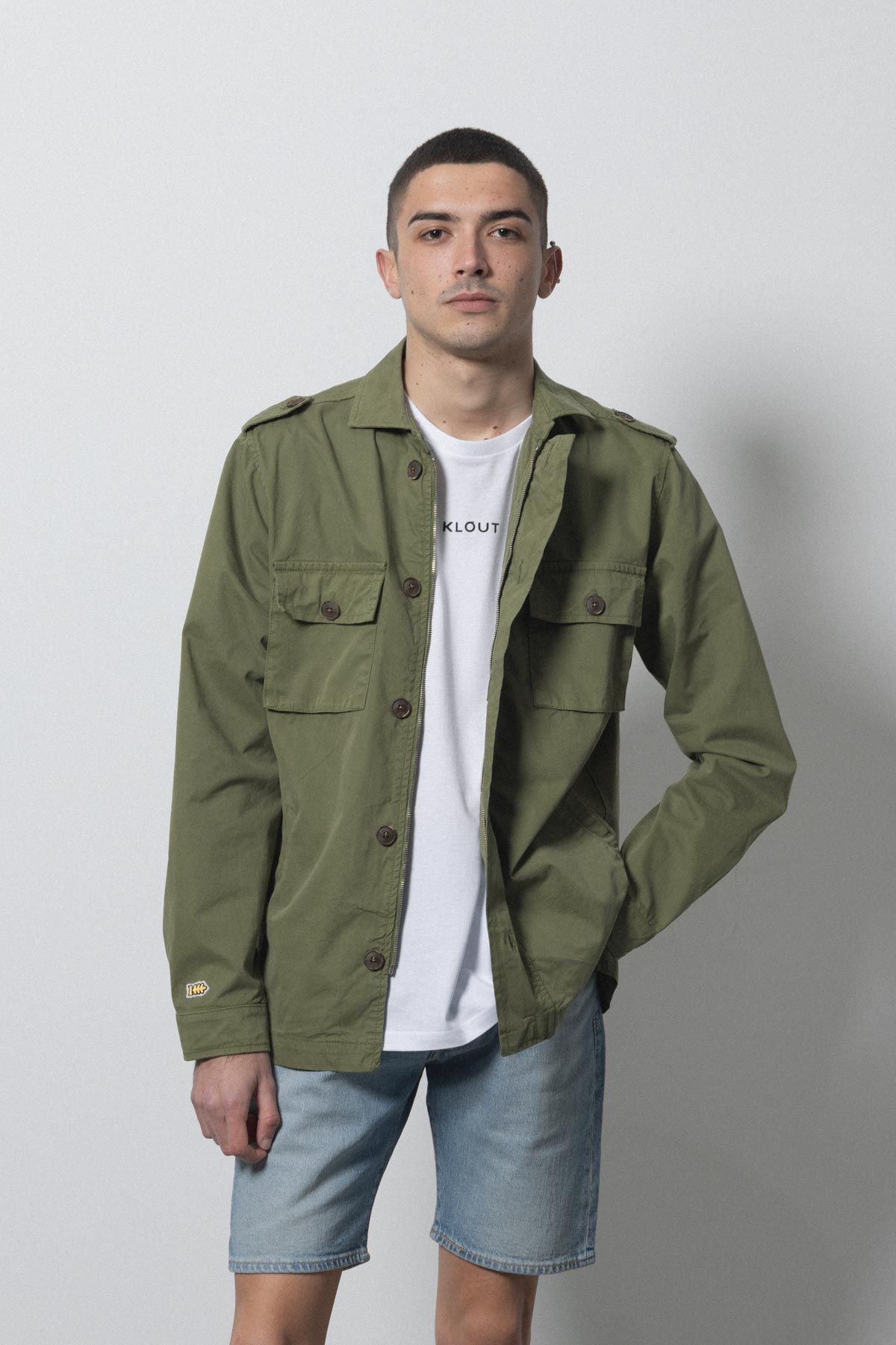 Sobrecamisa Klout Sandcastle Verde para Hombre