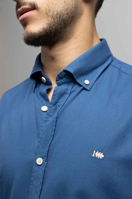  Camisa Klout Pique Ultramar para Hombre Marina
