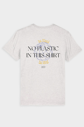  Camiseta Klout No Plastic Gris para Mujer y Hombre