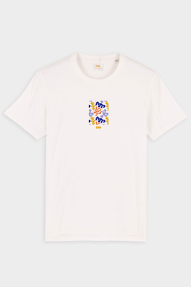  Camiseta Klout Mediterraneo Blanco Vintage