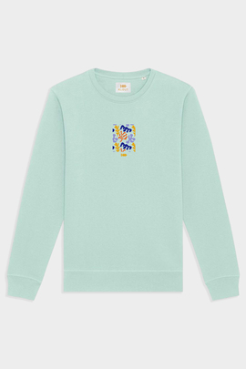  Sudadera Klout Mediterraneo Turquesa Ecosostenible