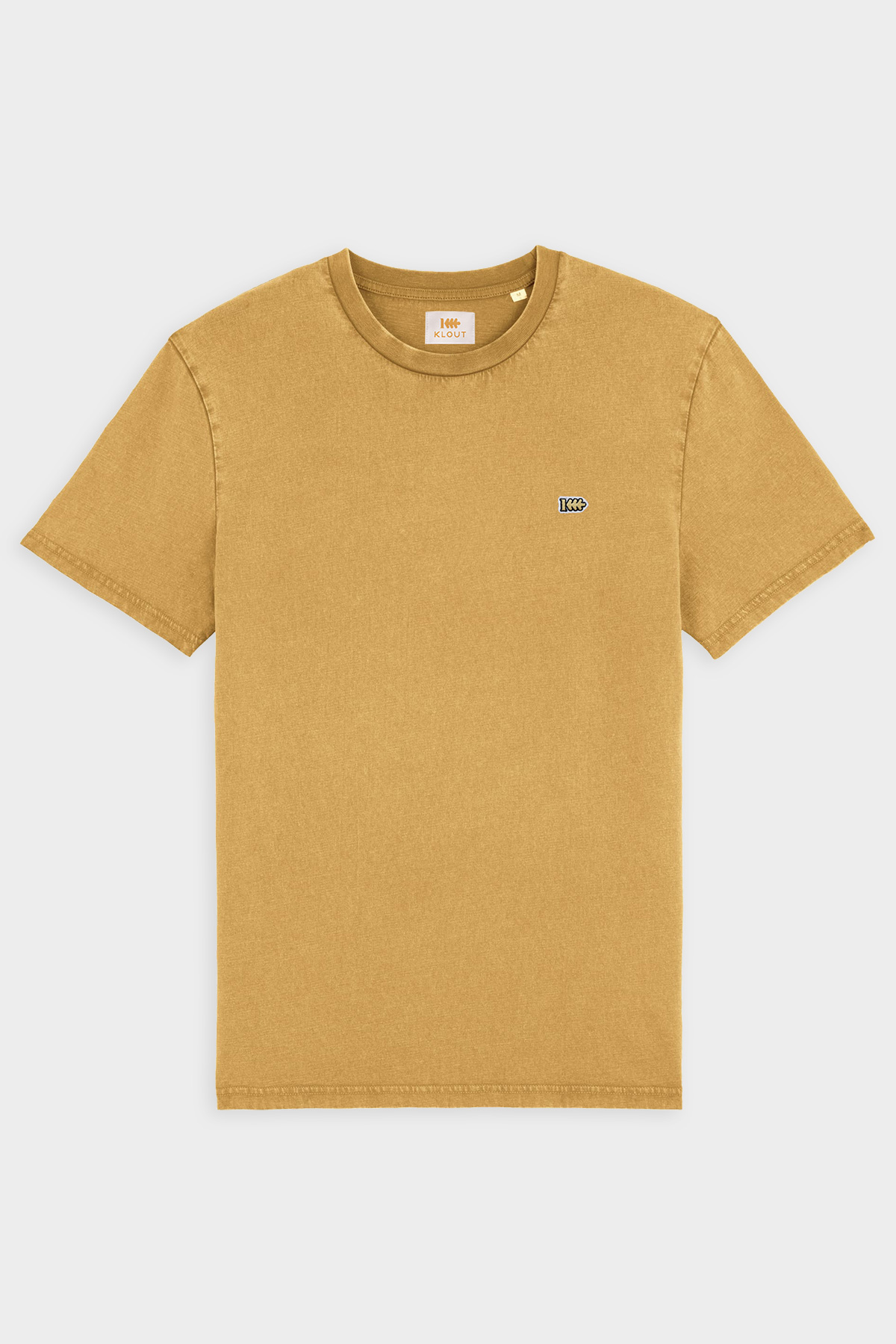 Camiseta Basica Klout Dyed Mostaza