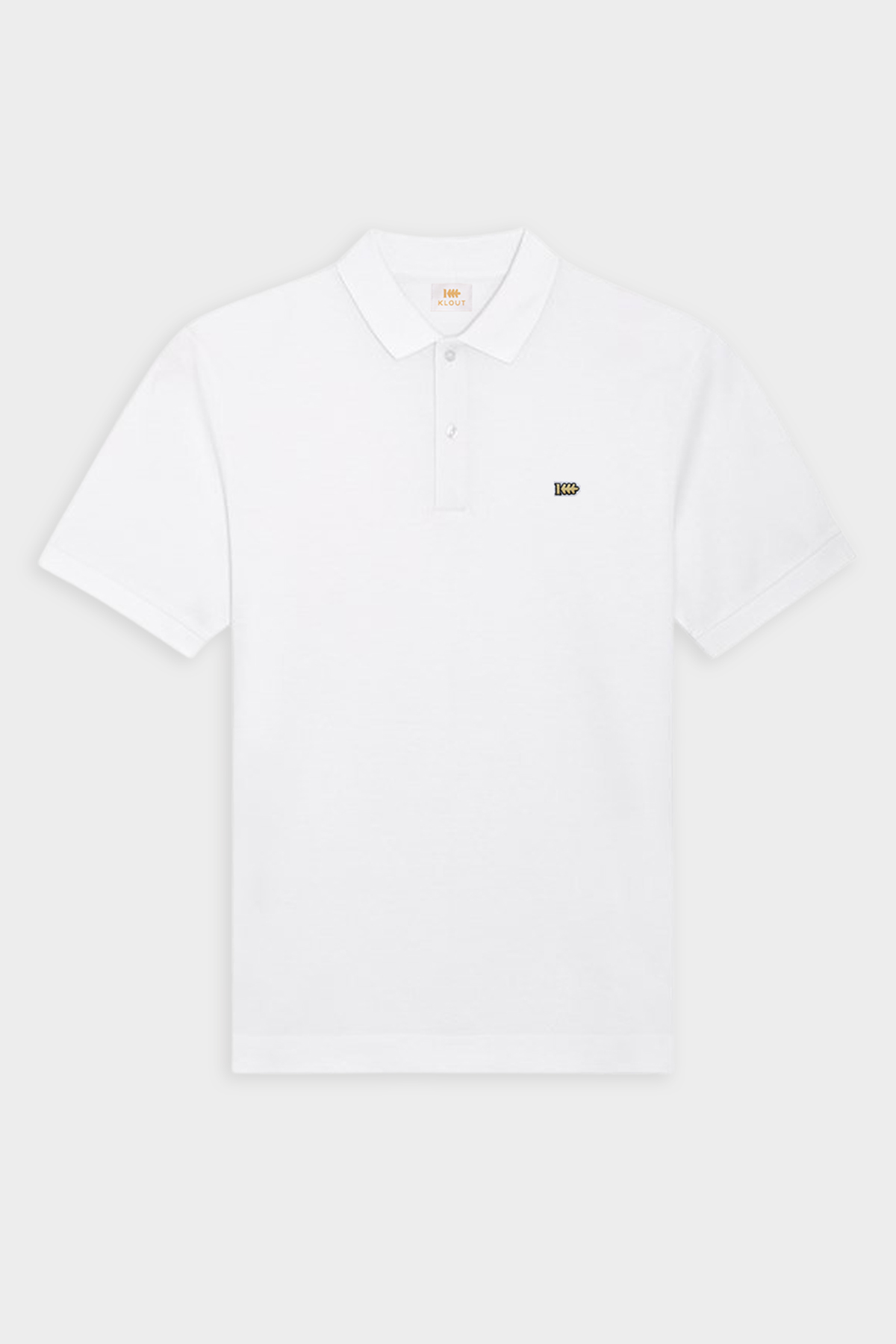 Polo Klout Basic Blanco para Hombre