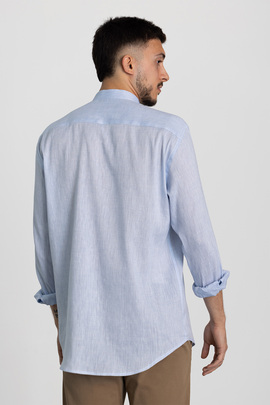  Camisa Klout Mao Milrayas Azul para Hombre