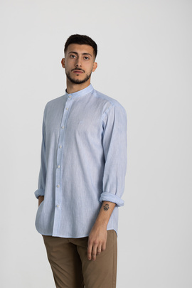  Camisa Klout Mao Milrayas Azul para Hombre
