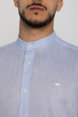  Camisa Klout Mao Milrayas Azul para Hombre