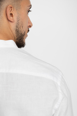  Camisa Klout Polera Cuarzo Blanca para Hombre
