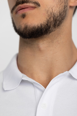  Polo Klout Basic Blanco para Hombre