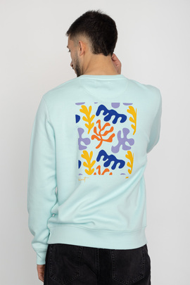  Sudadera Klout Mediterraneo Turquesa Ecosostenible