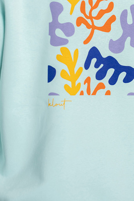  Sudadera Klout Mediterraneo Turquesa Ecosostenible