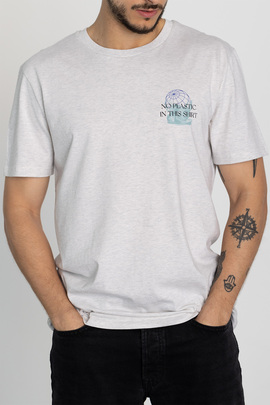  Camiseta Klout No Plastic Gris para Mujer y Hombre