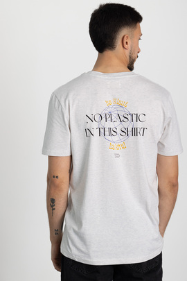  Camiseta Klout No Plastic Gris para Mujer y Hombre