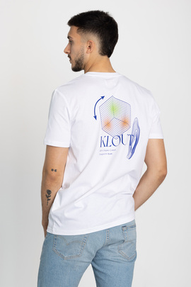  Camiseta Klout Aesthetic Blanco Hombre y Mujer