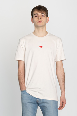  Camiseta Klout Tornado Blanco Vintage y Rojo