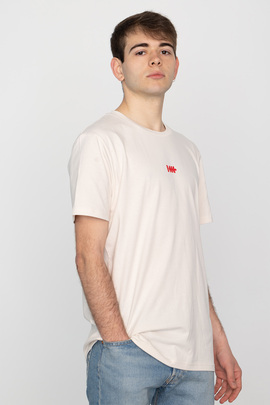  Camiseta Klout Tornado Blanco Vintage y Rojo