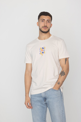  Camiseta Klout Mediterraneo Blanco Vintage