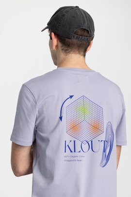  Camiseta Klout Aesthetic Lila para Mujer y Hombre