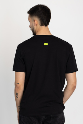  Camiseta Klout Neon Logo Bordado Negro