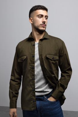  Sobrecamisa Klout Safari Verde para Hombre