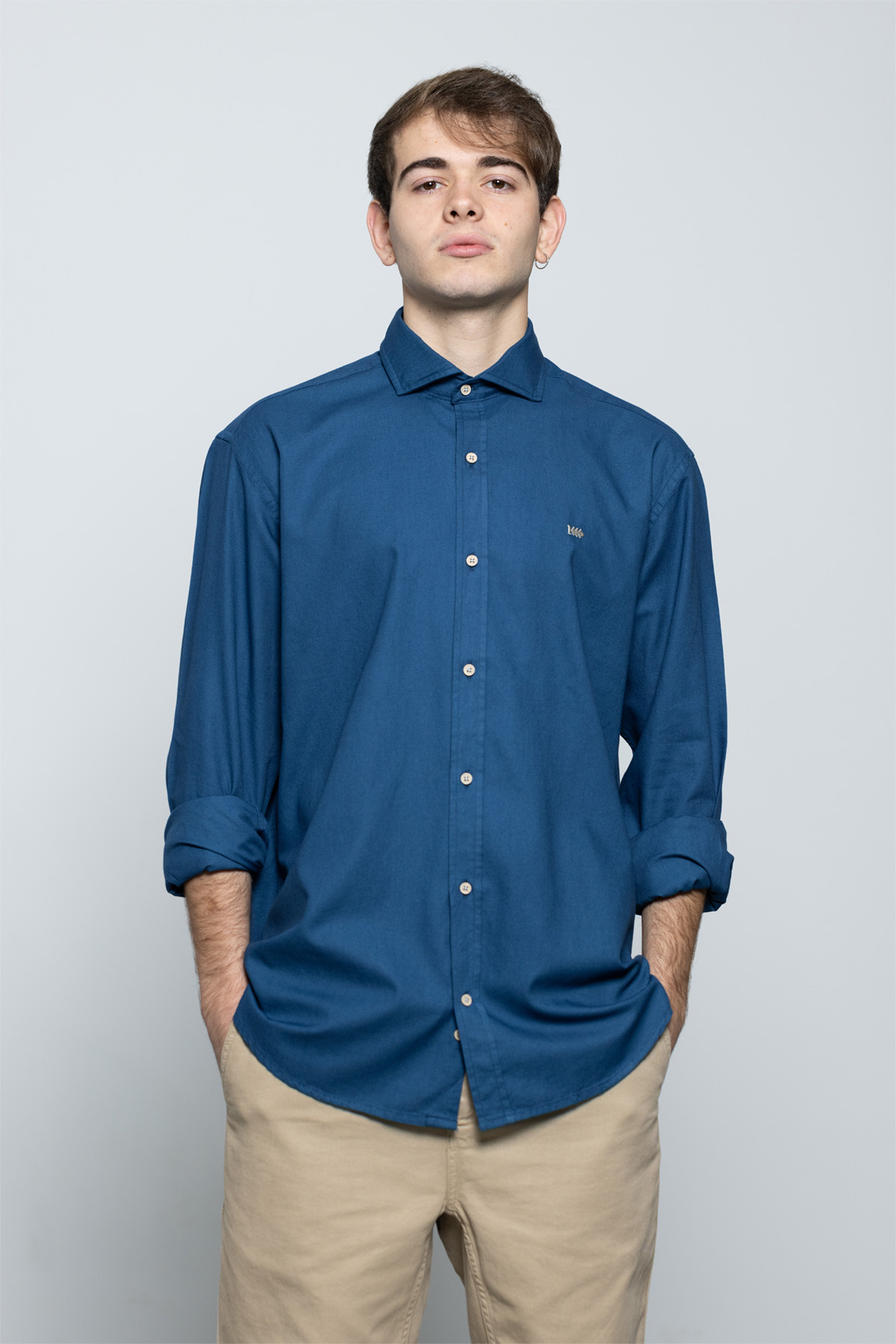 Camisa Klout Lapislazuli Azul para Hombre
