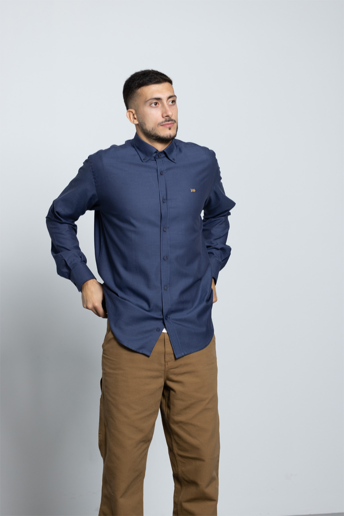 Camisa Klout Indigo Azul para Hombre