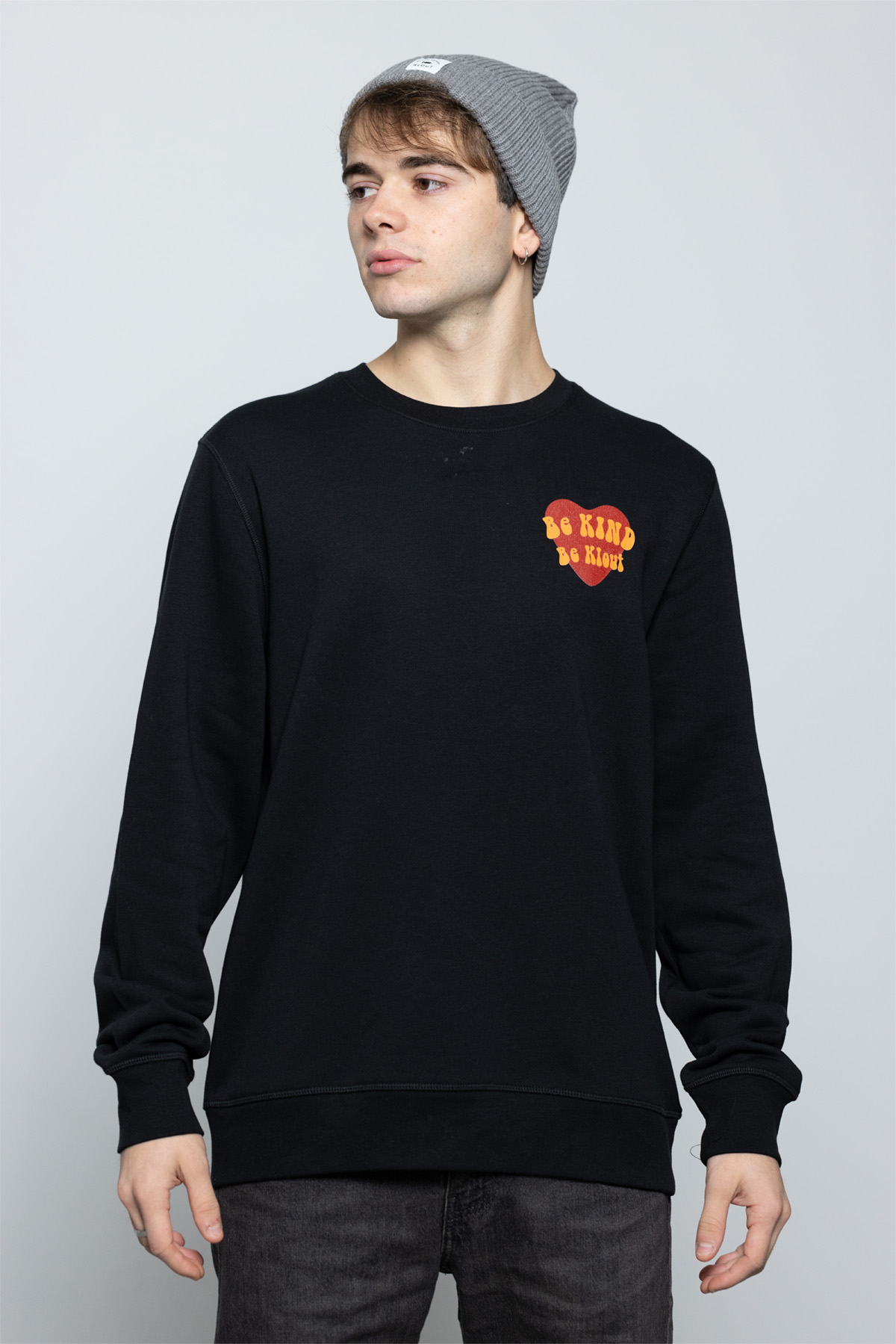 Sudadera Klout Love Negro Unisex