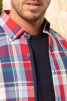  Camisa Klout Cosme Rojo Para Hombre