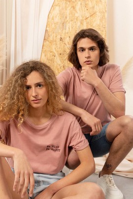  Camiseta Klout Dyed Rosa Genderless