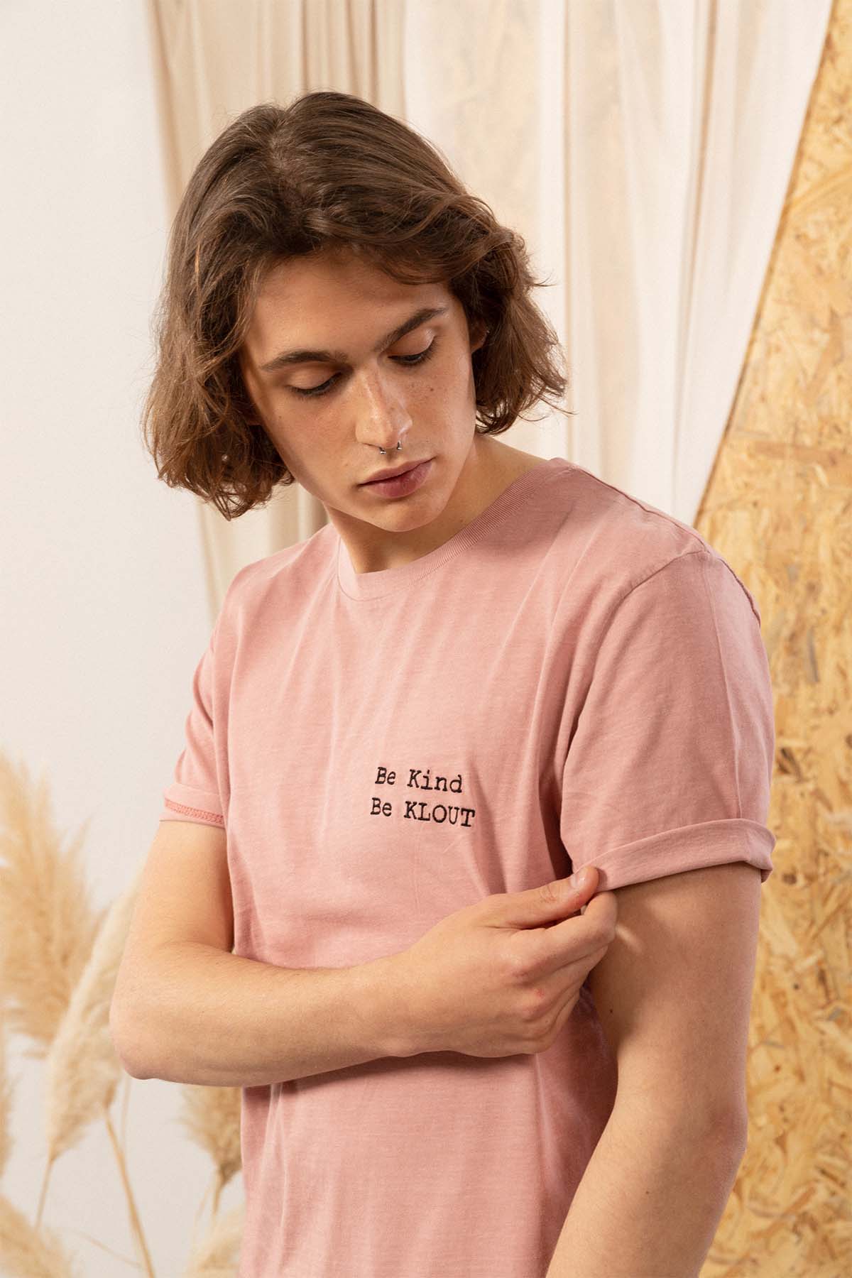 Camiseta Klout Dyed Rosa Genderless