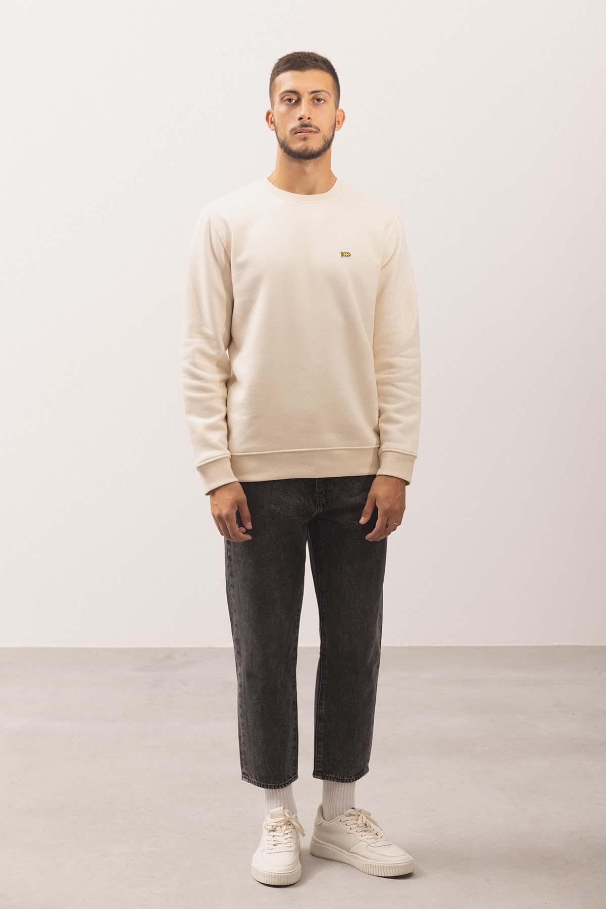 Sudadera Klout Basica Beige para Hombre