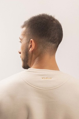  Sudadera Klout Basica Beige para Hombre