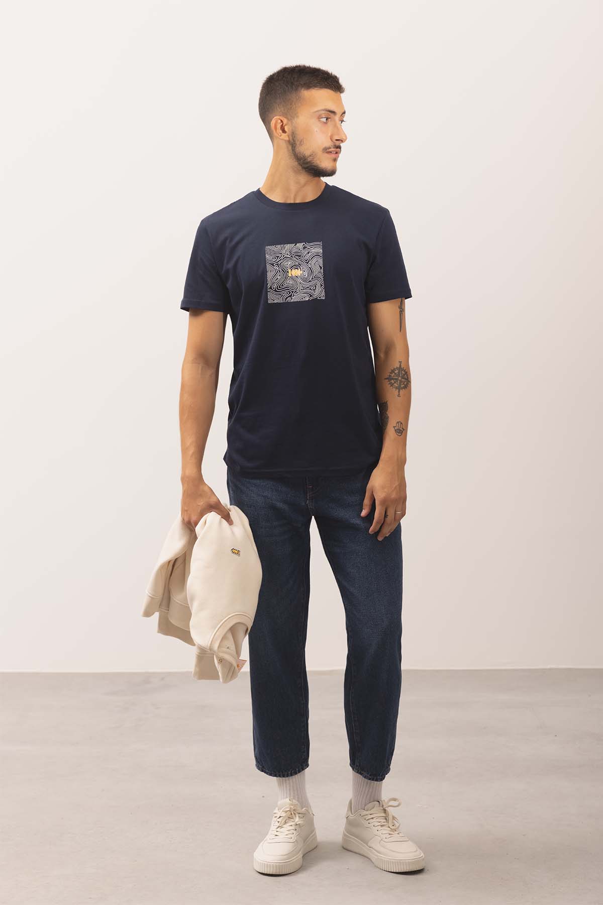 Camiseta Klout Isobaras Marino para Hombre