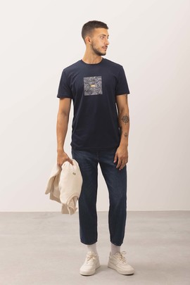 Camiseta Klout Isobaras Marino para Hombre