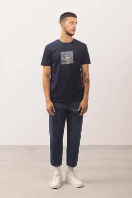  Camiseta Klout Isobaras Marino para Hombre
