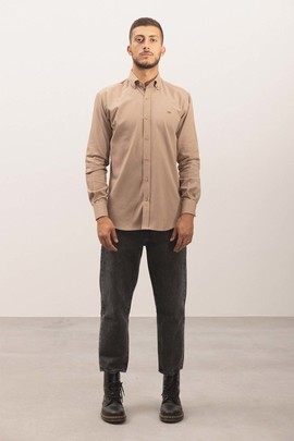  Camisa Klout Solpor Beige para Hombre