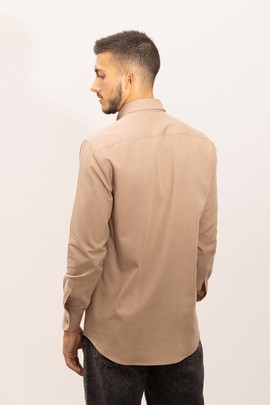  Camisa Klout Solpor Beige para Hombre