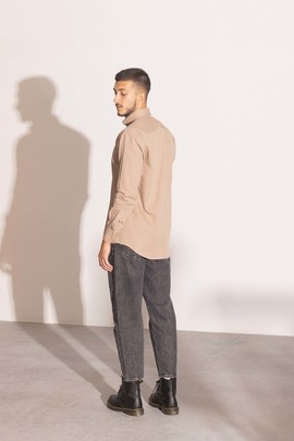 Camisa Klout Solpor Beige para Hombre