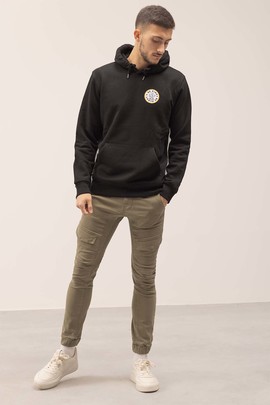  Sudadera Kloud Bekind Hood Negro para Hombre