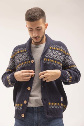  Chaqueta Klout Natal Azul para Hombre